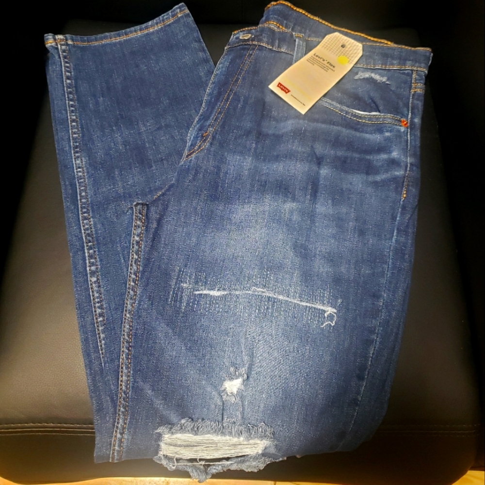 Levi's Flex 36x30 511 Slim Stretch Distressed Jeans NWT